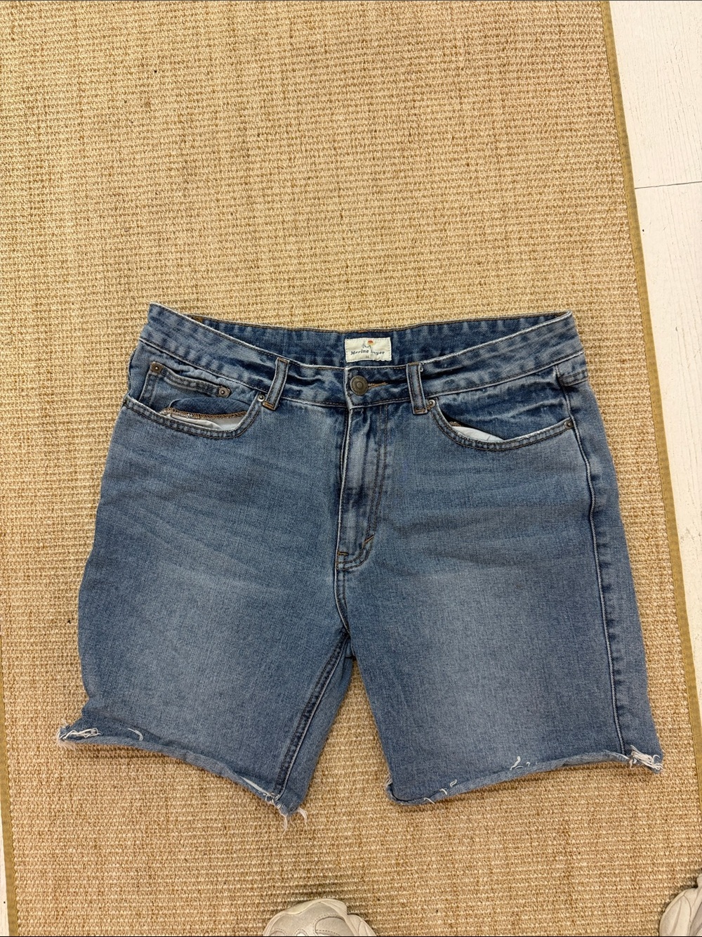 Marine Layer Men's Blue Denim Shorts